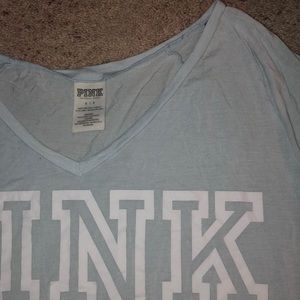 Light blue PINK tee